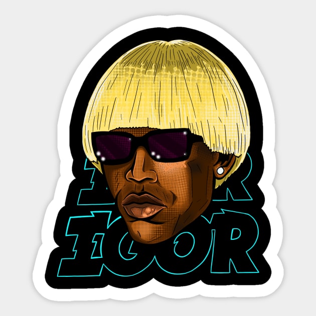 Tyler The Creator Igor Sticker by Huxley Berg